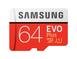 Kırmızı SD Adaptörlü EVO Plus microSD Hafıza Kartı 64GB