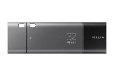 Siyah DUO Plus USB Tip-C Flash Bellek 32GB