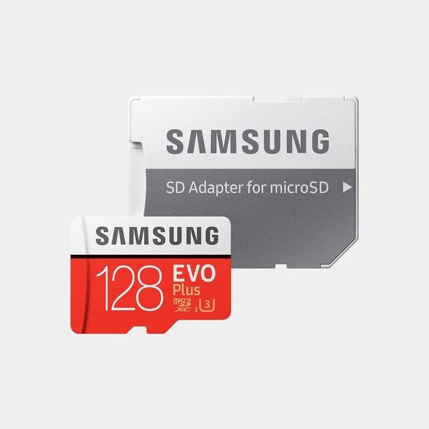 Kırmızı EVO Plus microSD Hafıza Kartı 128GB