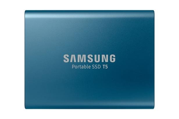 Mavi Taşınabilir SSD T5 USB 3.1 500GB (Mavi)