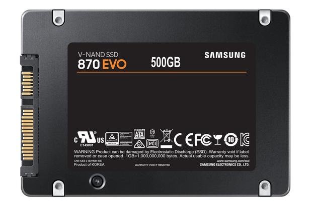  870 EVO SATA III 2.5" SSD 500GB