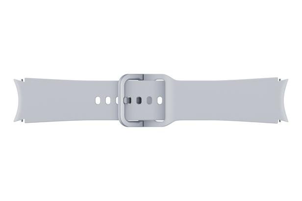  Samsung Galaxy Watch 4 & Watch 5 Spor Kordon (20mm, S/M) - Gümüş