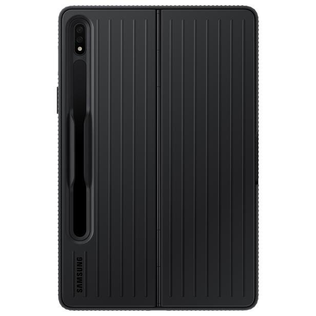  Galaxy Tab S8 Ayaklı Koruyucu Kılıf siyah