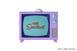  Samsung Buds Kılıfı - Simpsons TV (Mor)
