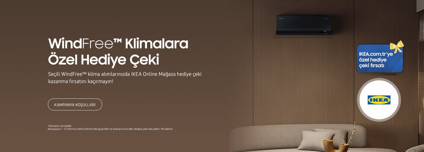 Samsung Klimalarda IKEA Hediye Çeki Kampanyası