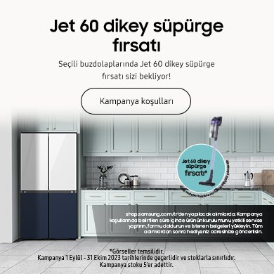 Seçili Buzdolabı Jet60 Dikey Süpürge Hediye Fırsatı